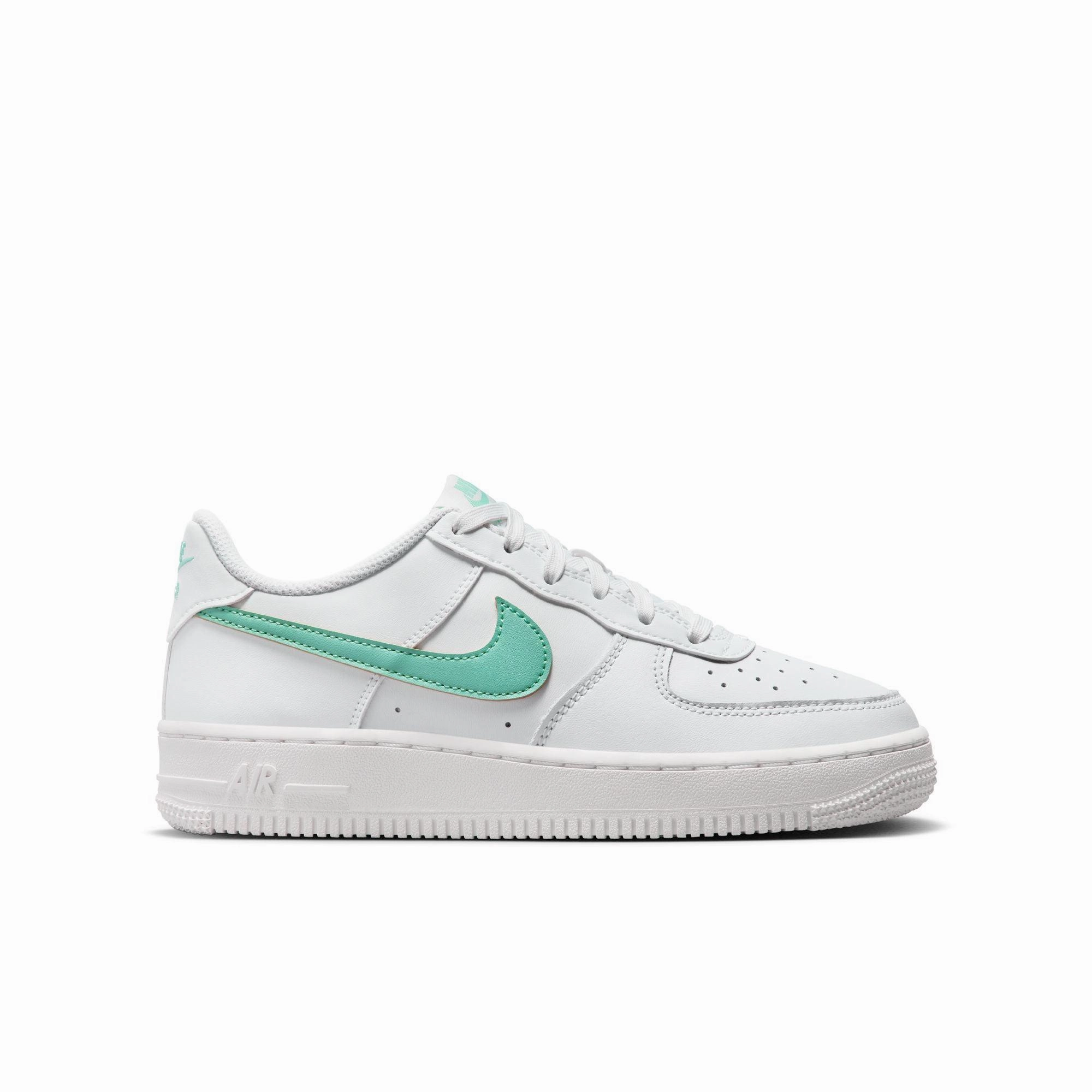 Kid's Air Force 1 'White Emerald Rise' Simple buckle - type