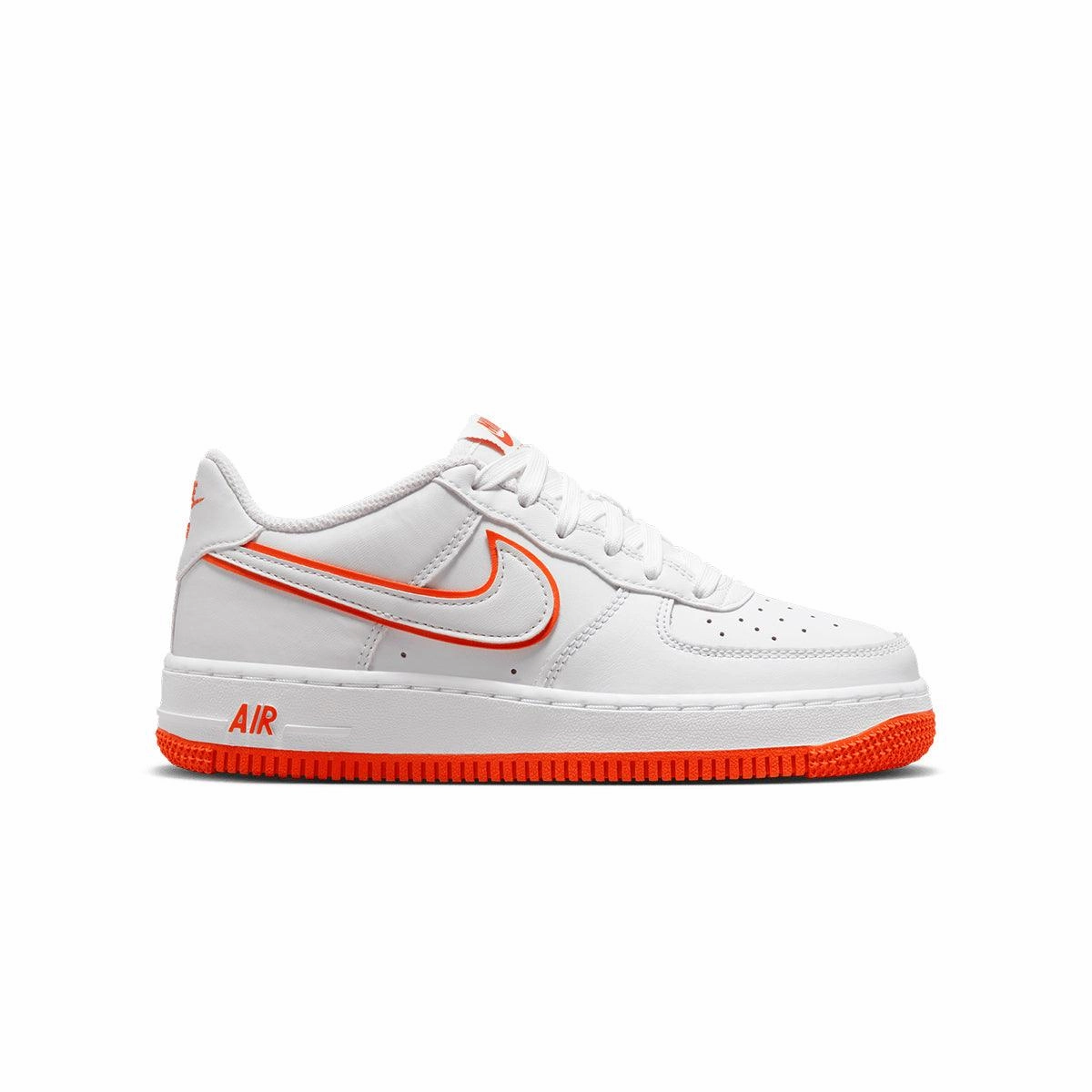 Anti Friction Collar soccer players - specific benefits Kid's Air Force 1 'White Picante Red'
