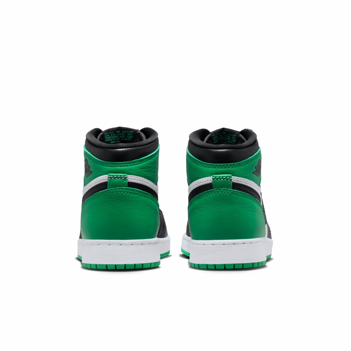 Kid??s Air Jordan 1 Retro High OG 'Lucky Green' Structured grip Ultra Grip Outsole Texture