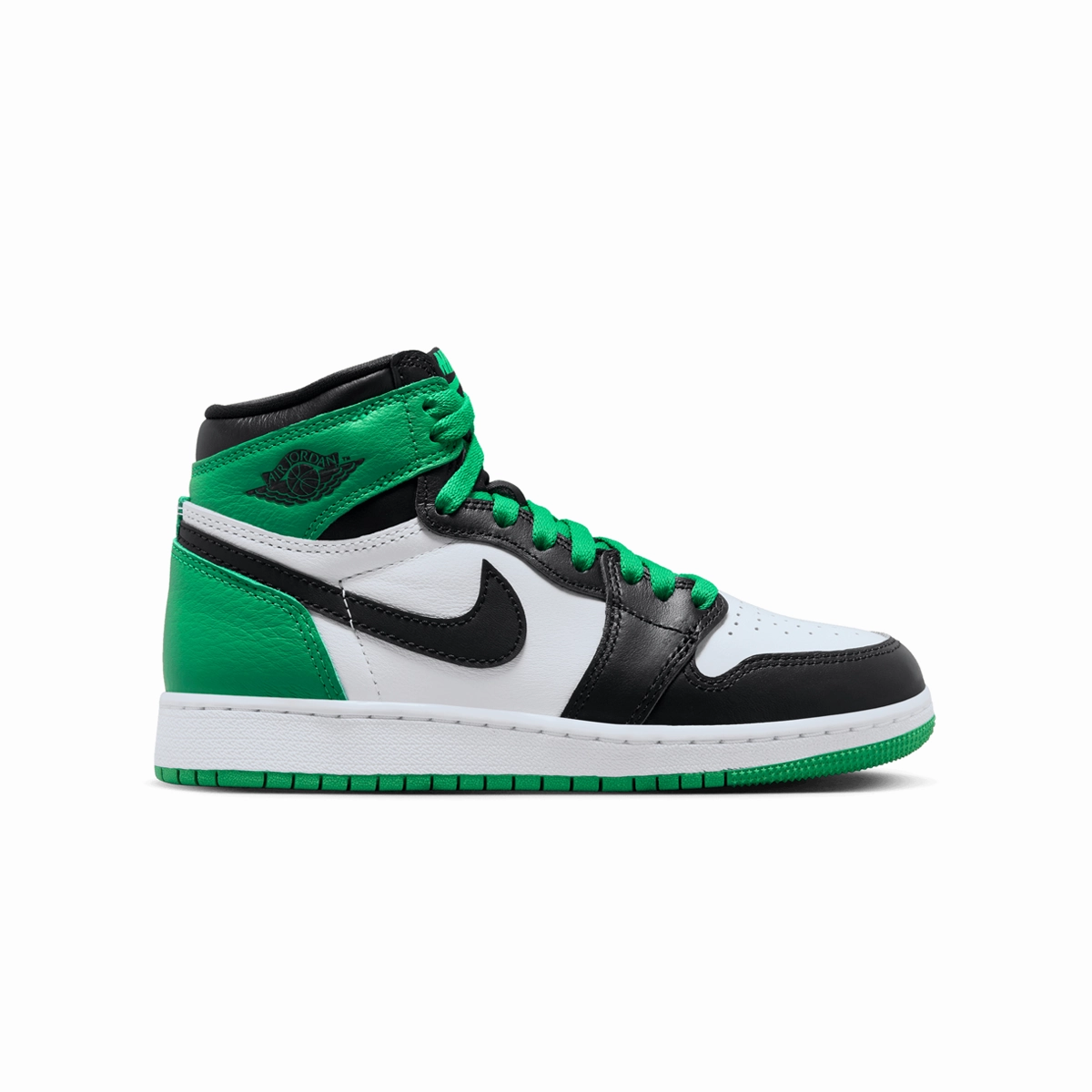 Kid??s Air Jordan 1 Retro High OG 'Lucky Green' durable user Built-in comfort