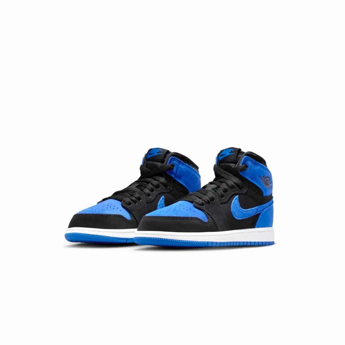 Kid's Air Jordan 1 Retro High OG 'Royal Reimagined' eastern platform shoes