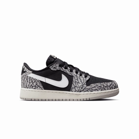 Kid's Air Jordan 1 Retro Low OG 'Black Elephant' Urban cushioning
