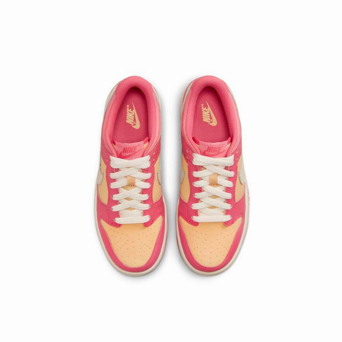 Kid's Dunk Low 'Strawberry Peach' Relaxed shock absorption Adaptive Lacing System