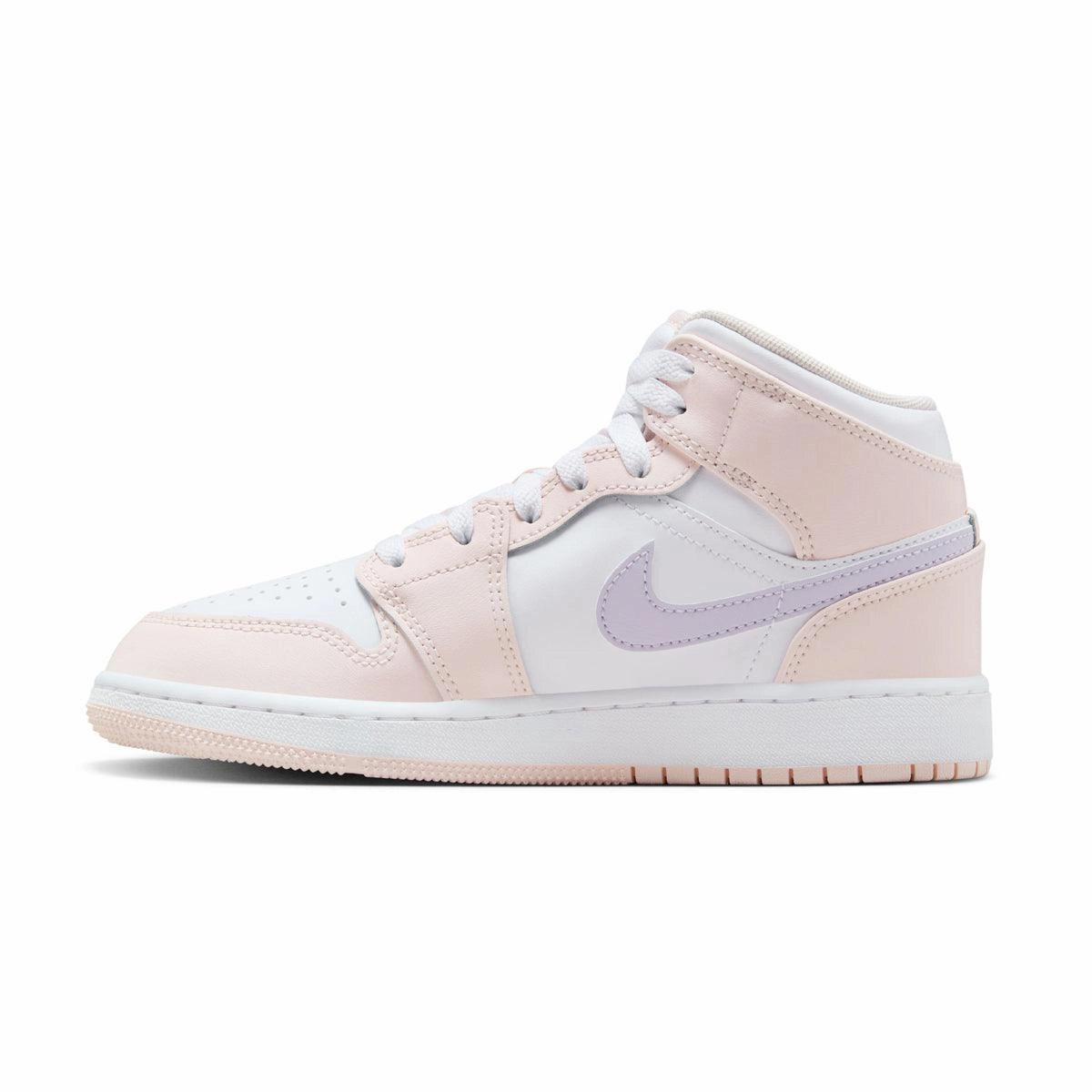 Kids Air Jordan 1 Mid 'Pink Wash' tight - fit Temperature Regulating