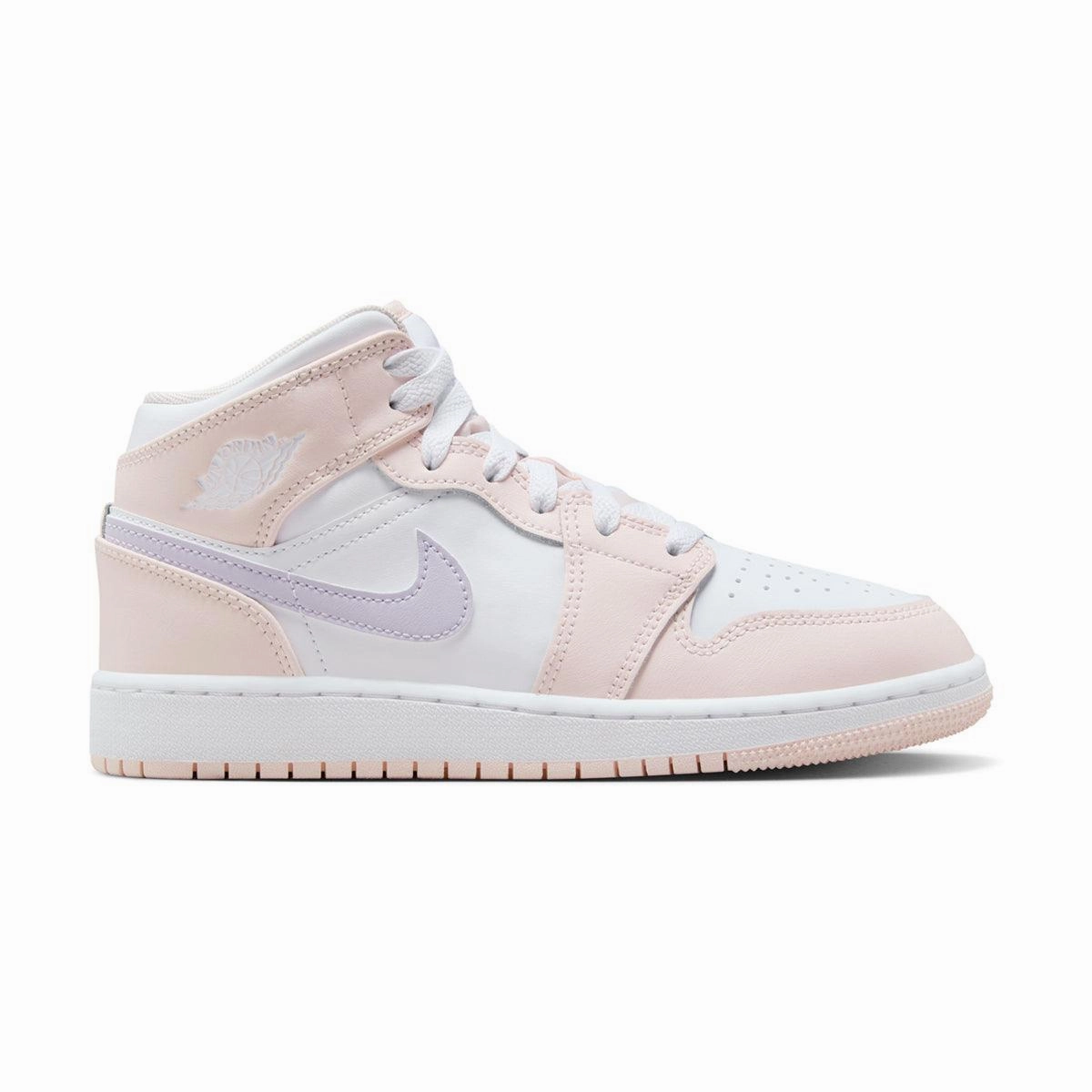 Kids Air Jordan 1 Mid 'Pink Wash' Slippers most slip-resistant