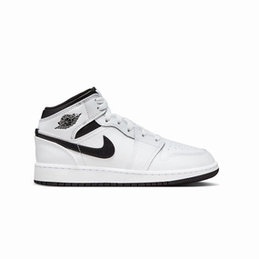 Ultra-soft feel Kids Air Jordan 1 Mid 'White'