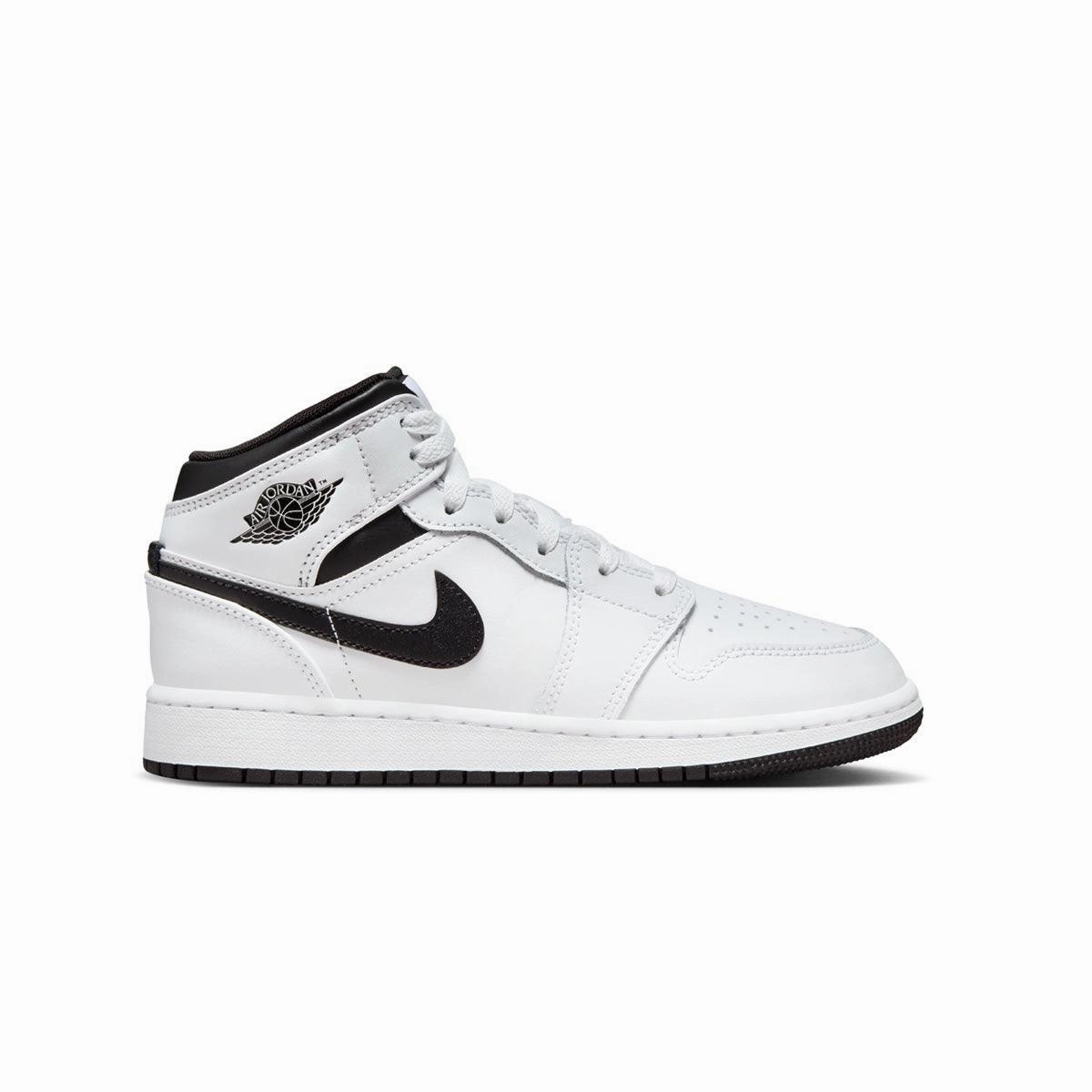 Ultra-soft feel Kids Air Jordan 1 Mid 'White'