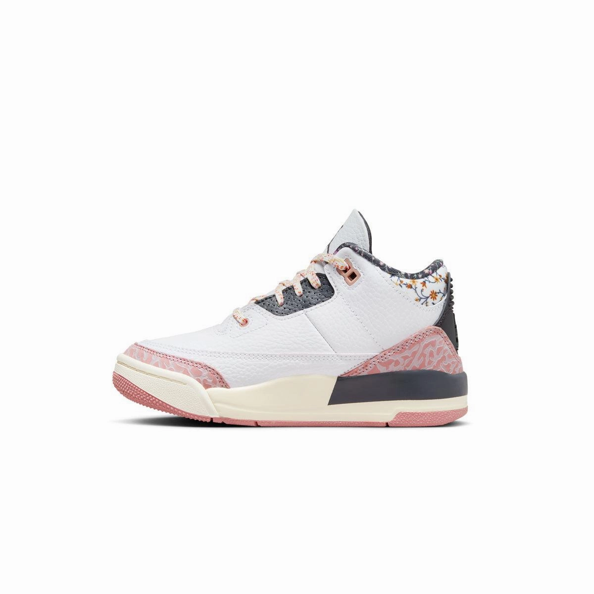 Kids Air Jordan 3 Retro 'Red Stardust' Perfect Fit Shock absorption system