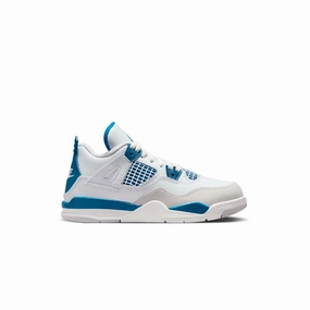 Friction Reduction Design Temperature Regulation Tech Kids Air Jordan 4 Retro 'Military Blue'