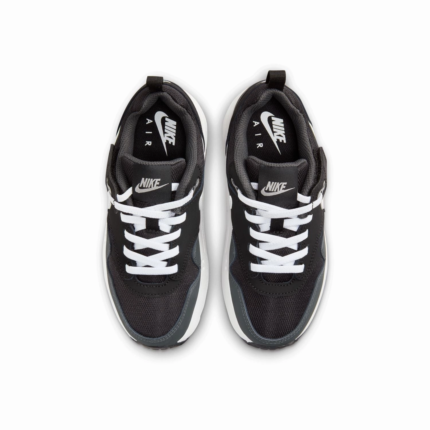 Kids Air Max 1 'Black Anthracite' monogrammed foldable