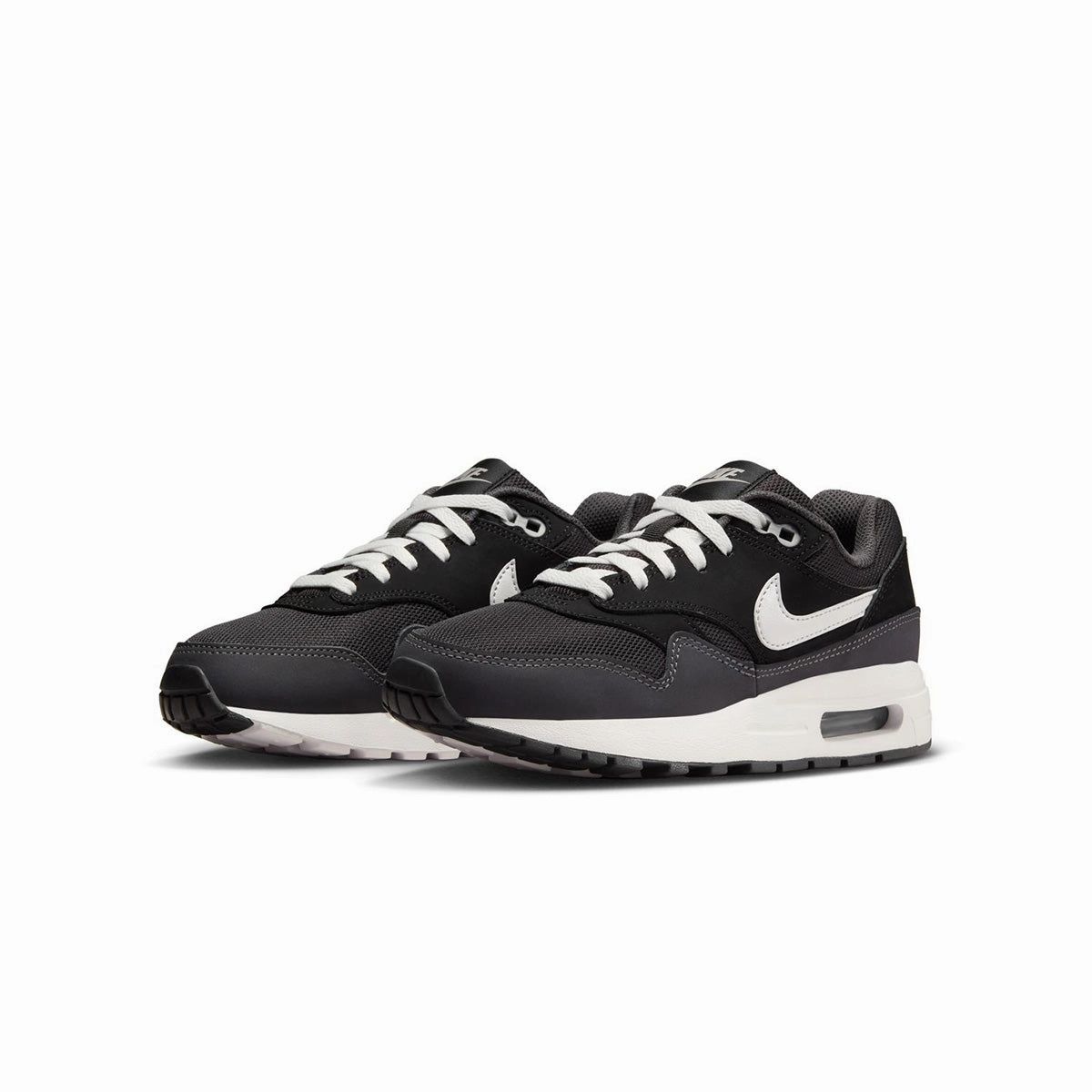 Shock Dispersing Sole Flexible Outsole Kids Air Max 1 'Black Anthracite'