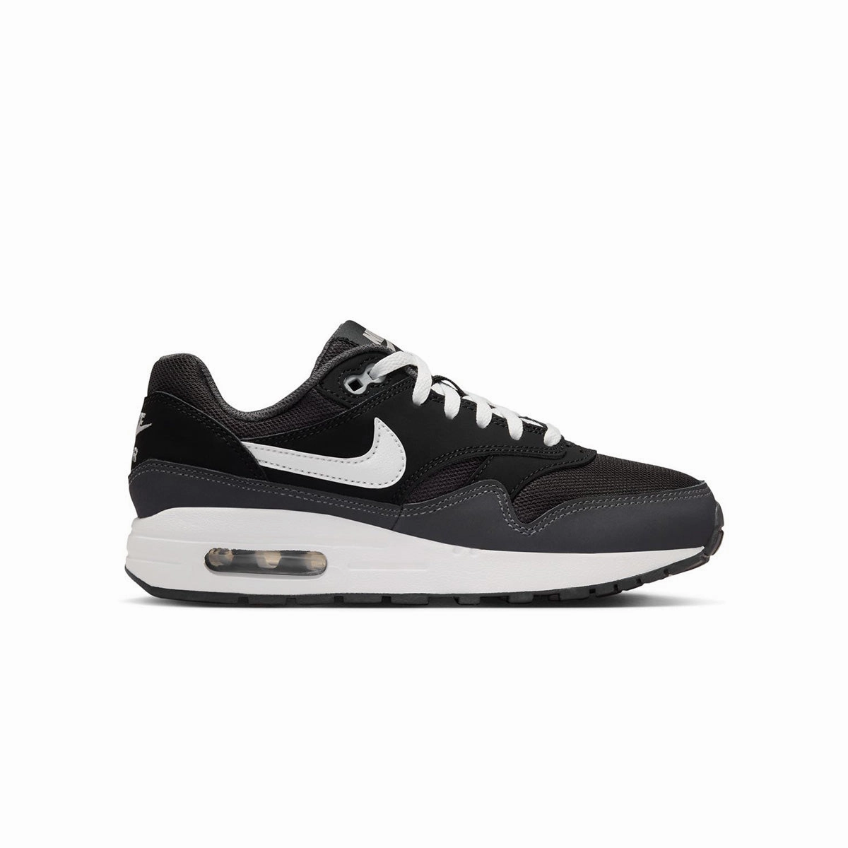 work - related features quality-built Kids Air Max 1 'Black Anthracite'
