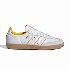 thermal hook - and - loop closure Kids Samba OG 'Crystal White Crew Yellow'