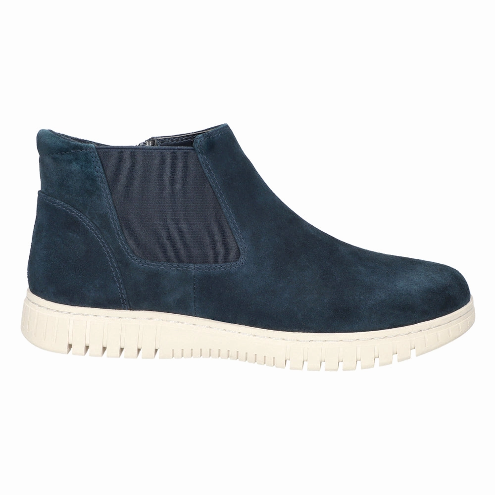 cushioning - level Low Profile Silhouette Kingly Round Toe Zippered Booties