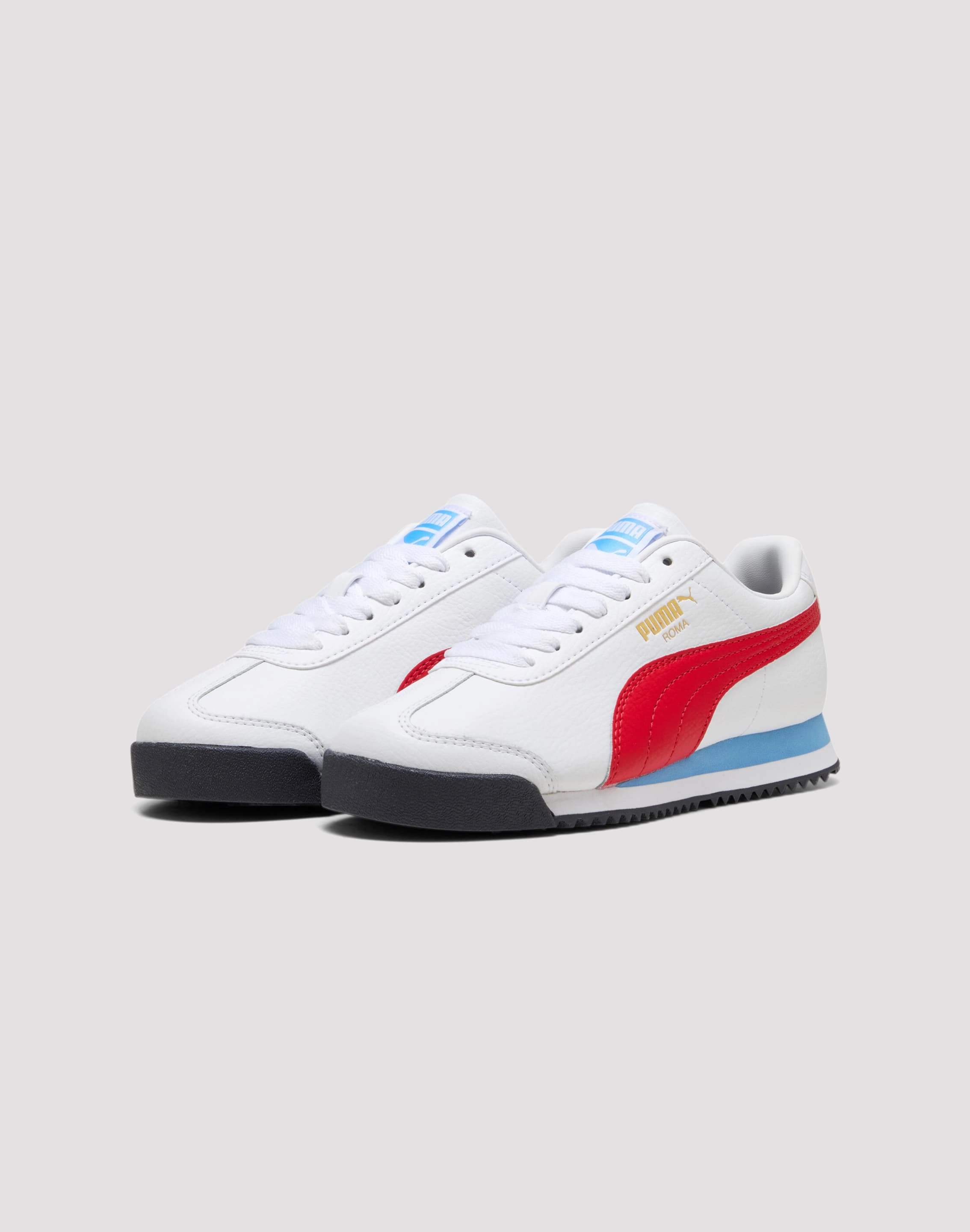 Toddler accessories Slip On Style Puma Roma 24 Standard Grade School Boys' "White/Red/Blue"