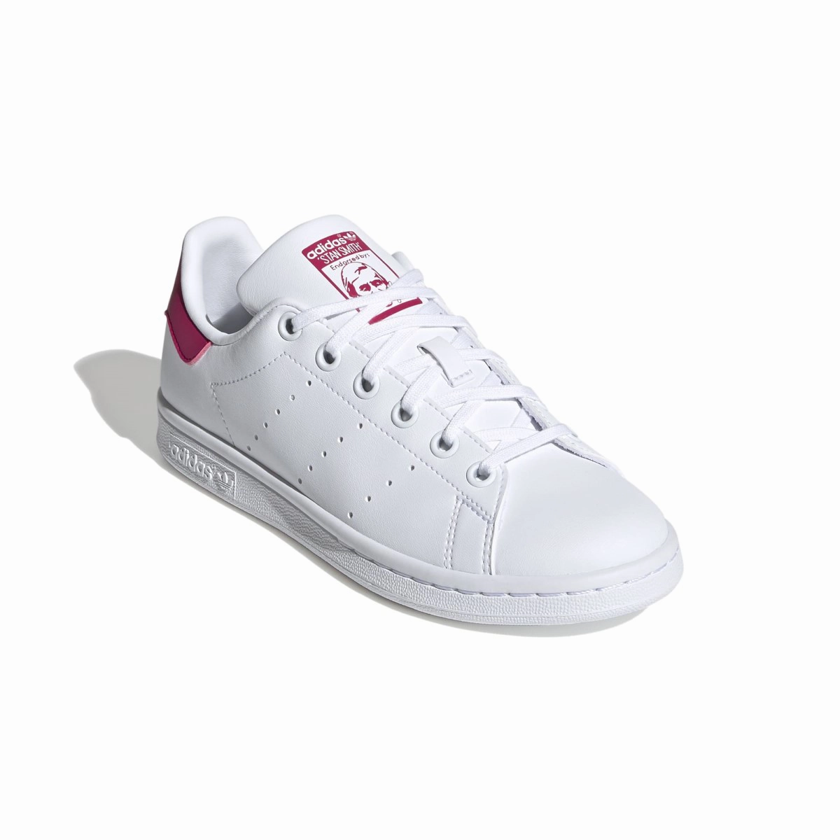 Shockproof Heel Traction Optimized Kid's Stan Smith 'White Bold Pink'