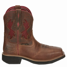 Smart cushioning desert Lathey 8 Inch Nano Composite Toe Work Boots