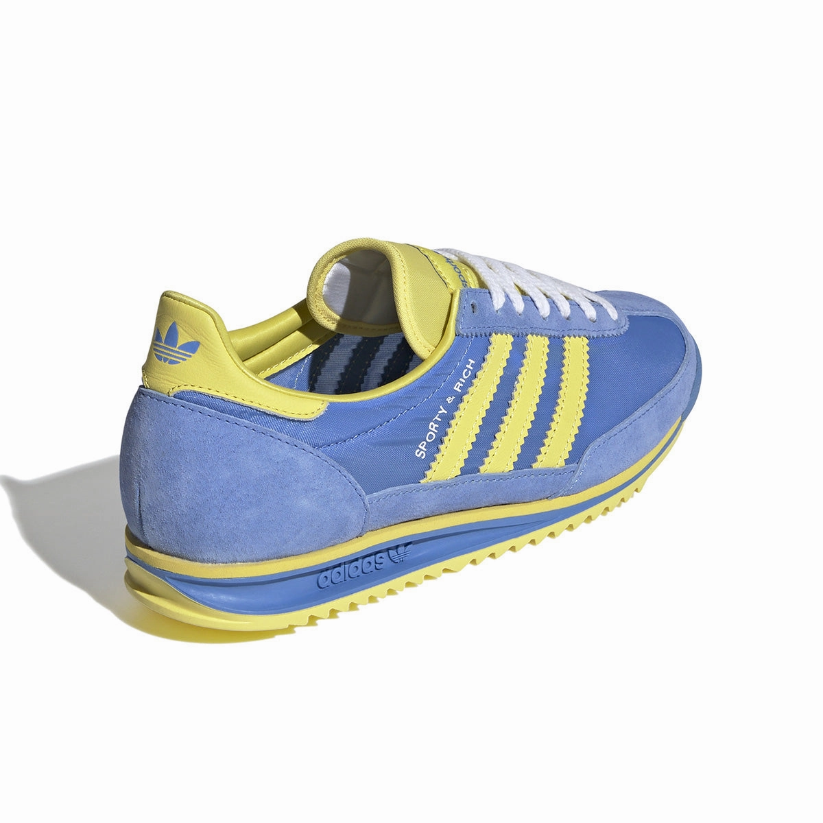   Sporty & Rich SL 72 'Real Blue Light Yellow' Breathable Perforated Details Casual Ease