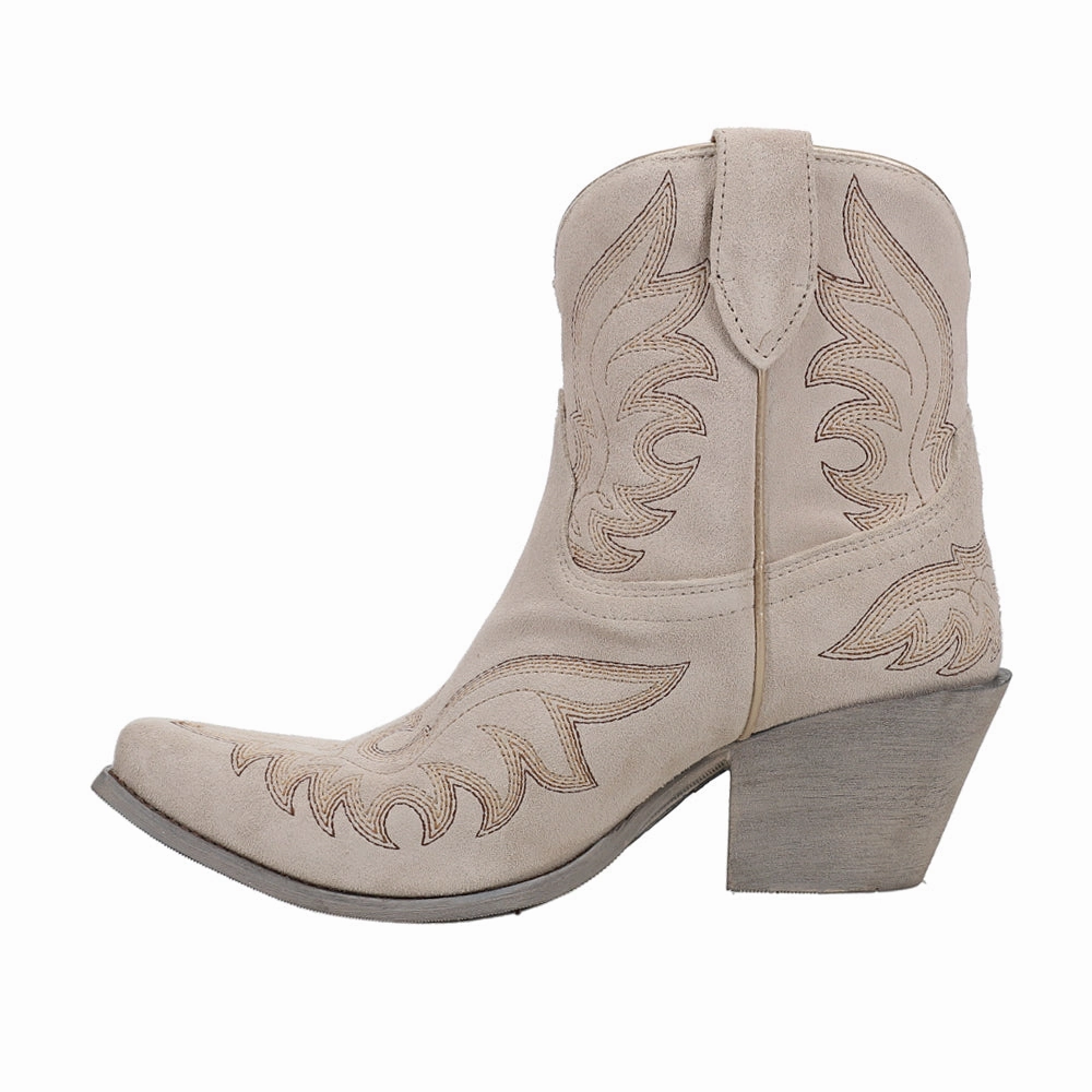 Chandler Embroidered Pointed Toe Pull On Cowboy Booties highest