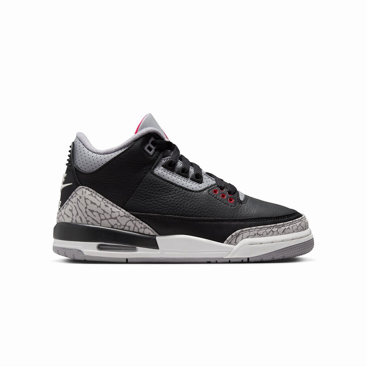 Torsional Stability System trendy teenagers' looks Kids Air Jordan 3 Retro 'Black Cement'