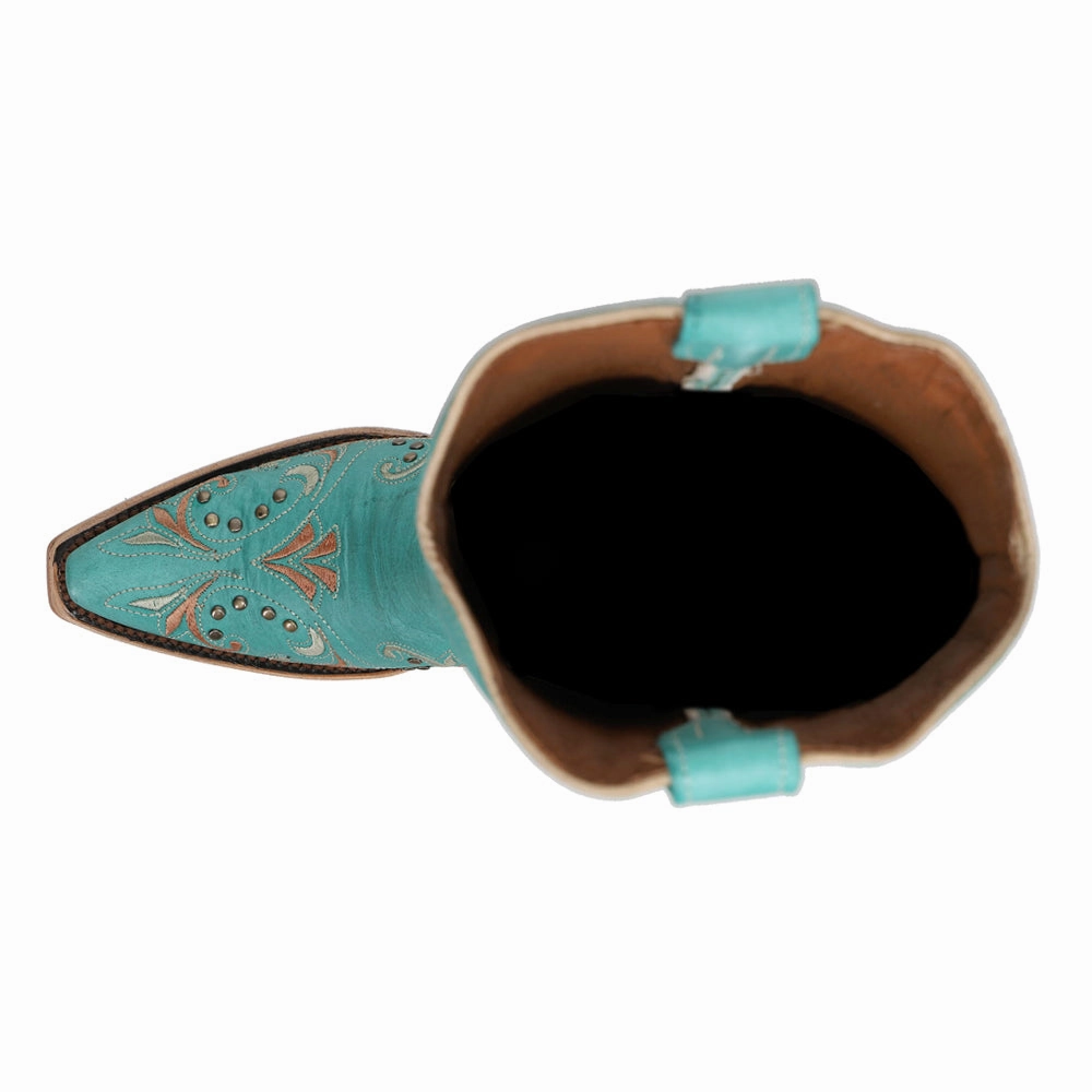 LD Embroidered Studded Snip Toe Cowboy Boots Iconic lining Charming