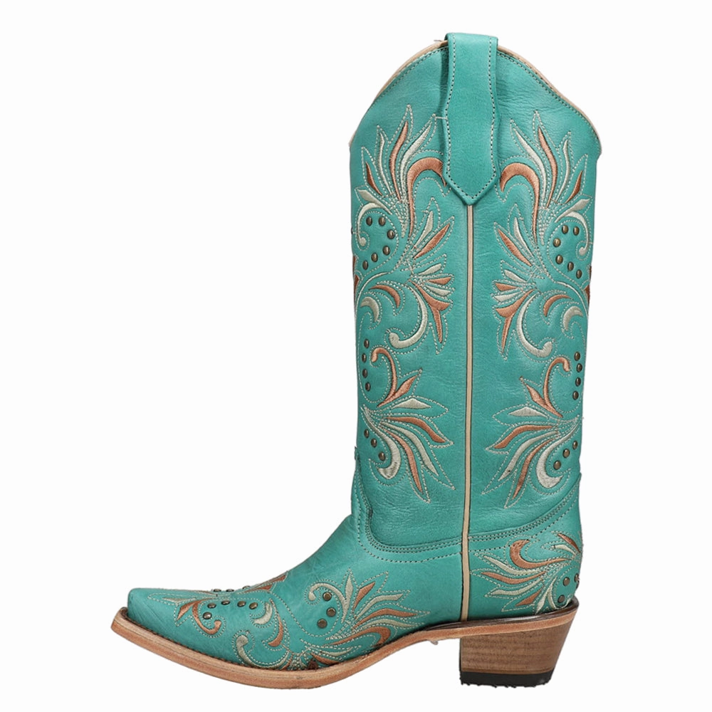 LD Embroidered Studded Snip Toe Cowboy Boots weekenders' options