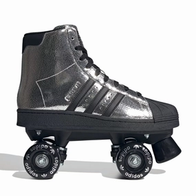 Wmns Superstar 82 Roller Skates 'Silver Metallic Core Black' Comfortable Touch Traction Sole