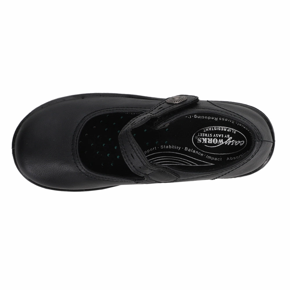 Letsee Slip Resistant Soft Toe Work Shoes Collapsible Heel