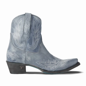 Lexington Embroidered Snip Toe Cowboy Bootie Soft Traction