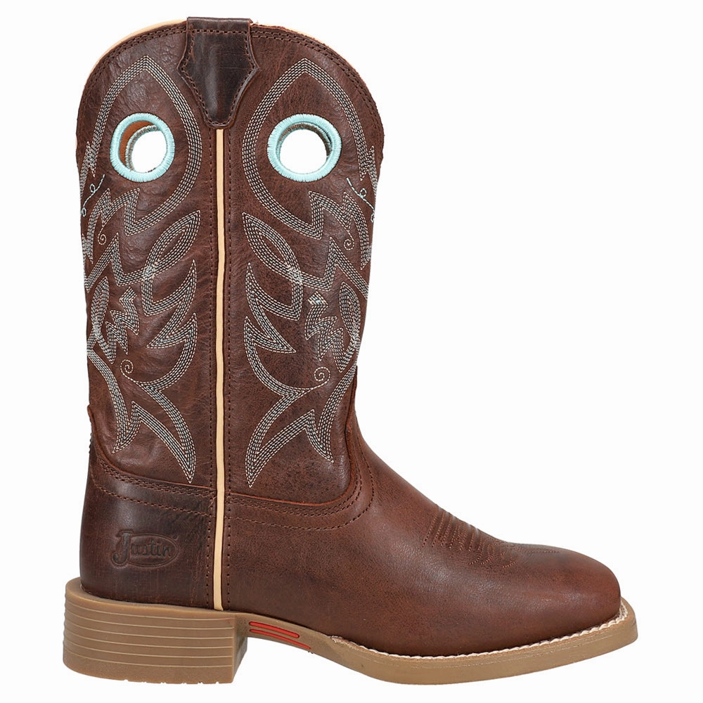 closure - type Liberty 11 Inch Square Toe Cowboy Boots