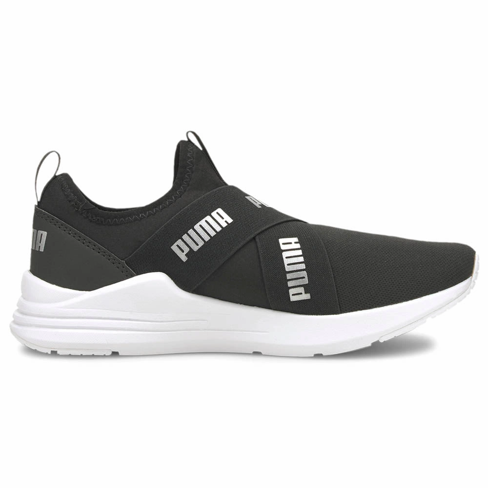 Wide Fit Compatibility Wired Run Slip On Sneakers