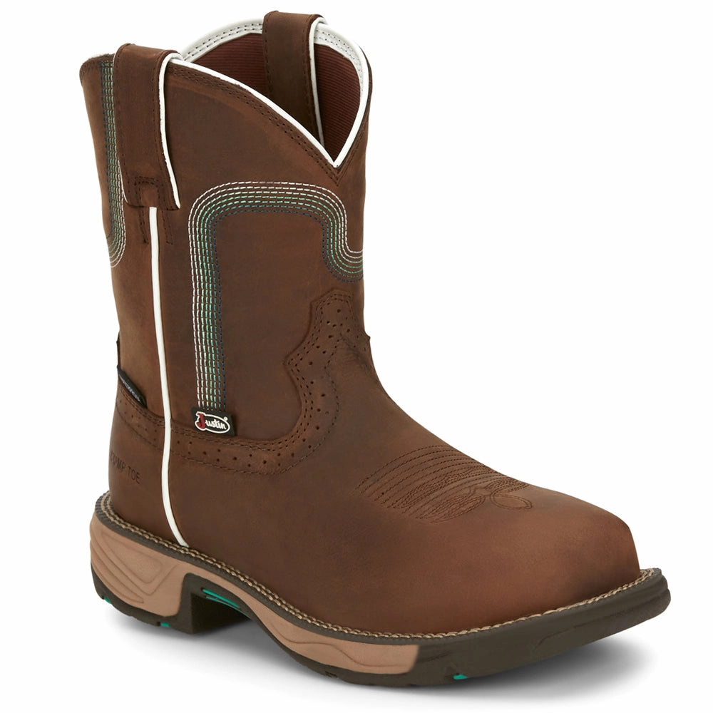 suitable for daily commuting office - specific functions Rush 8 Inch Waterproof Composite Toe Work Boots