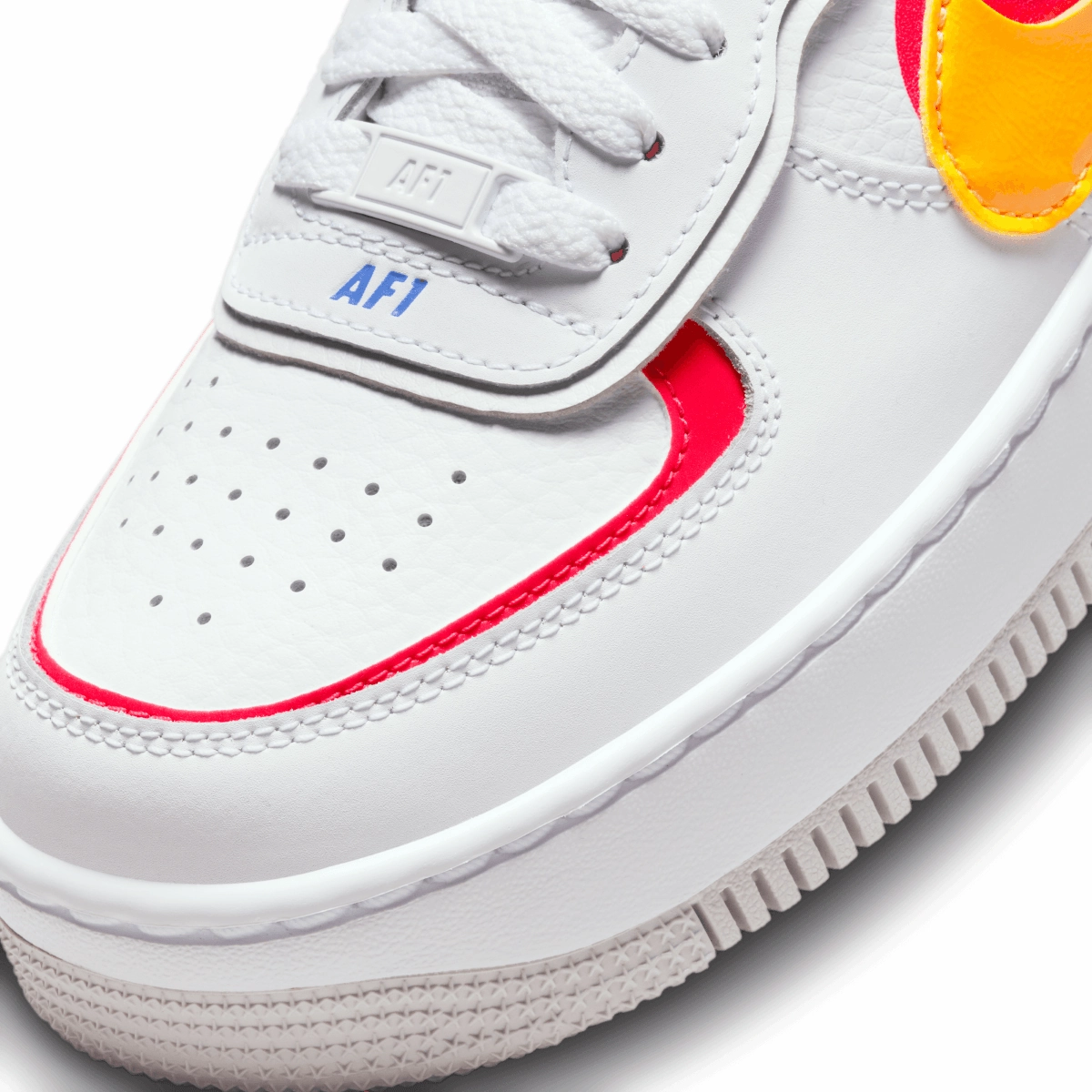 Anti Slip Traction Pattern Wmns Air Force 1 Shadow 'White Sundial'