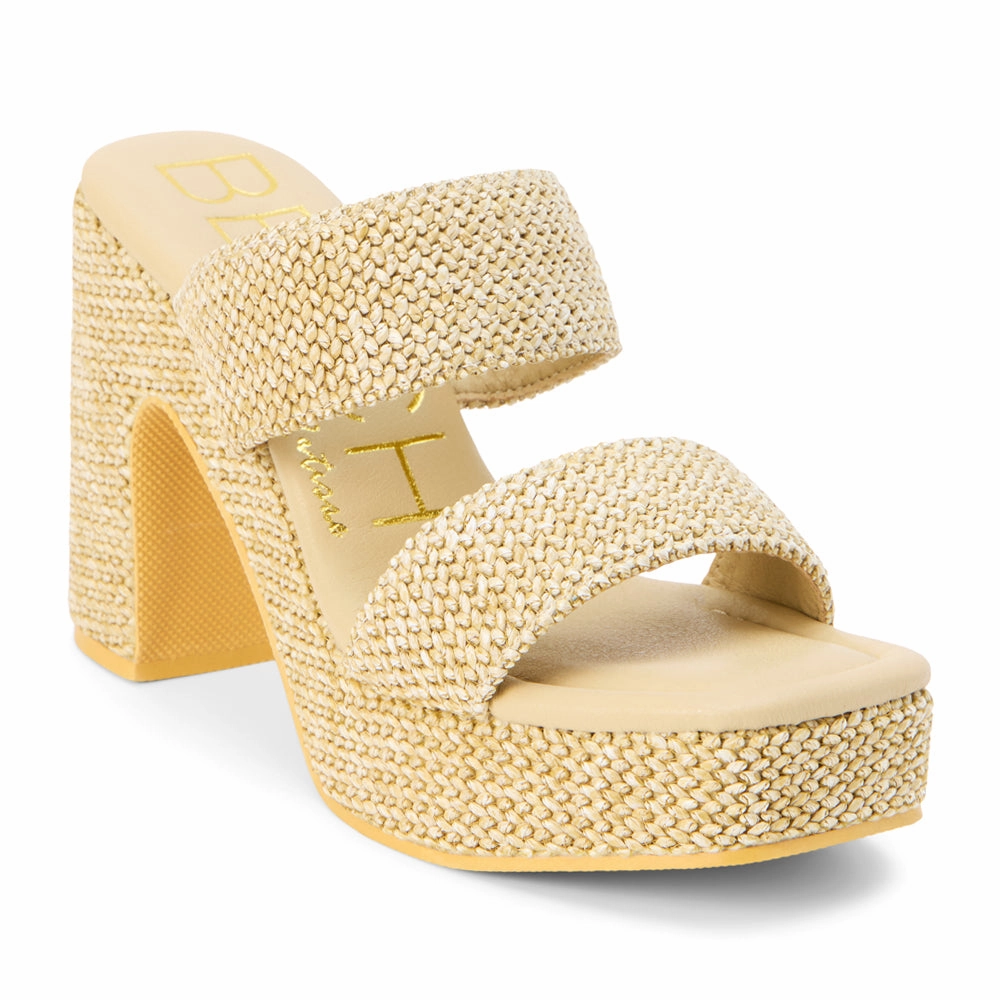 evening Gem Platform Block Heel Sandals