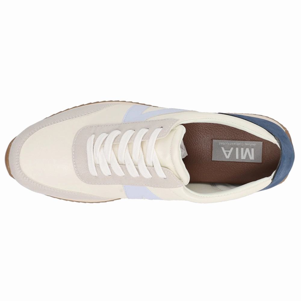 Kable Lace Up Sneakers Flexible Grooved Sole modernized