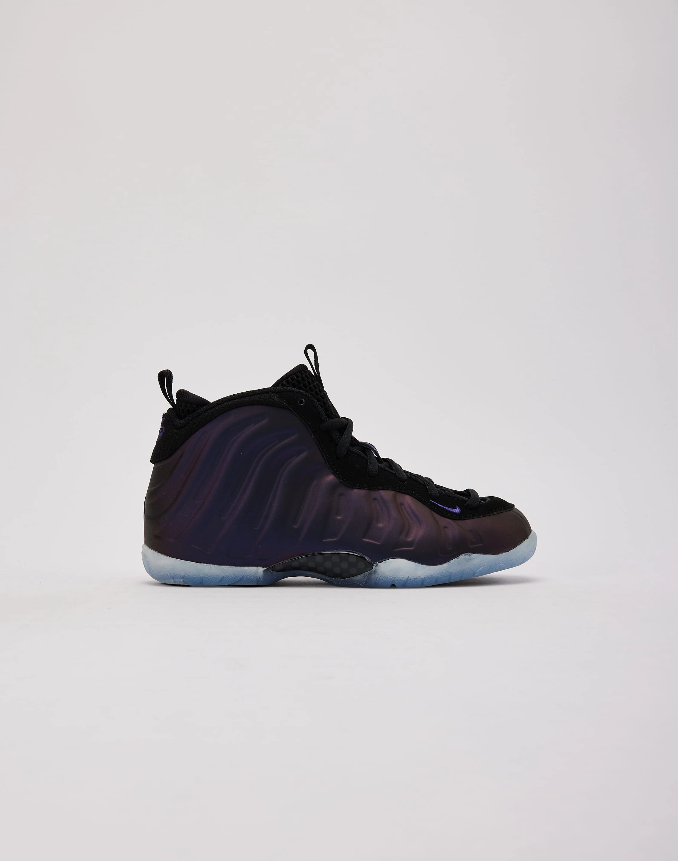 shock - absorbing sole Nike Little Posite One 'Black And Varsity Purple' Pre-School