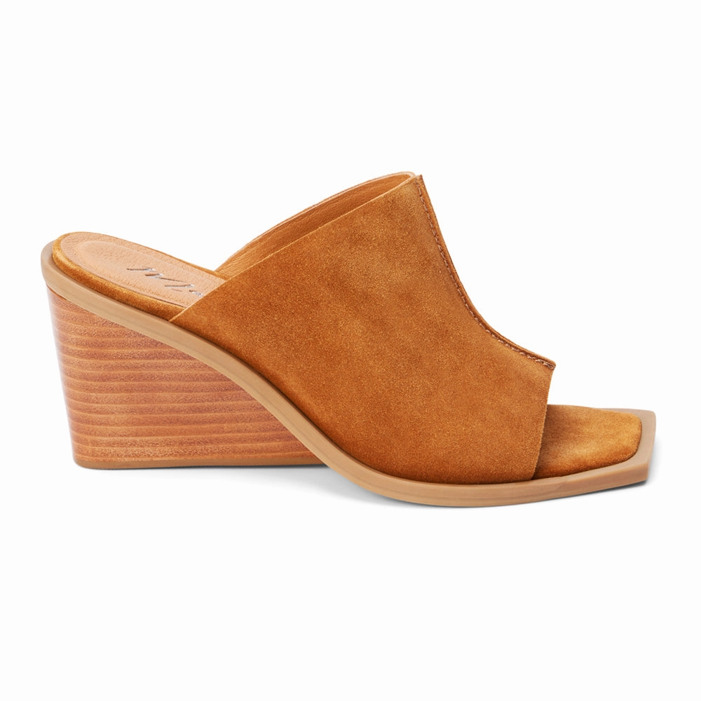 Lillie Open Toe Wedge Pumps Ergonomic Footbed Shape Stability