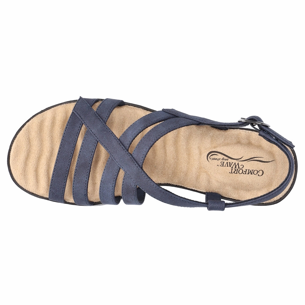 Lobo Slingback Wedge Sandals Ergonomic Contour