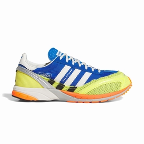 Recycled Material Components   Bad Bunny Adizero SL 72 'Blue Shock Yellow'
