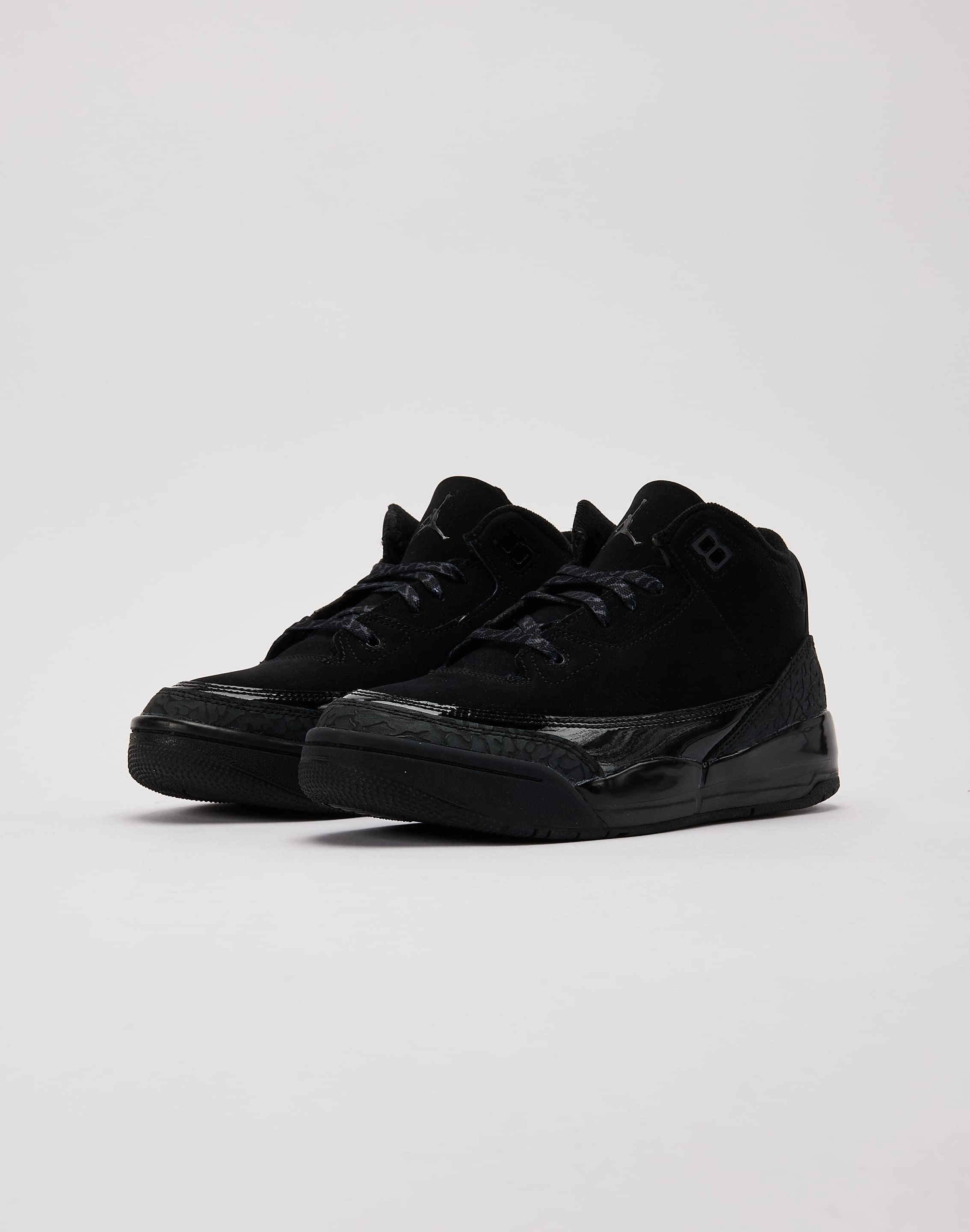 Jordan Air Jordan 3 Retro 'Black Cat' Pre-School Flexible Lining