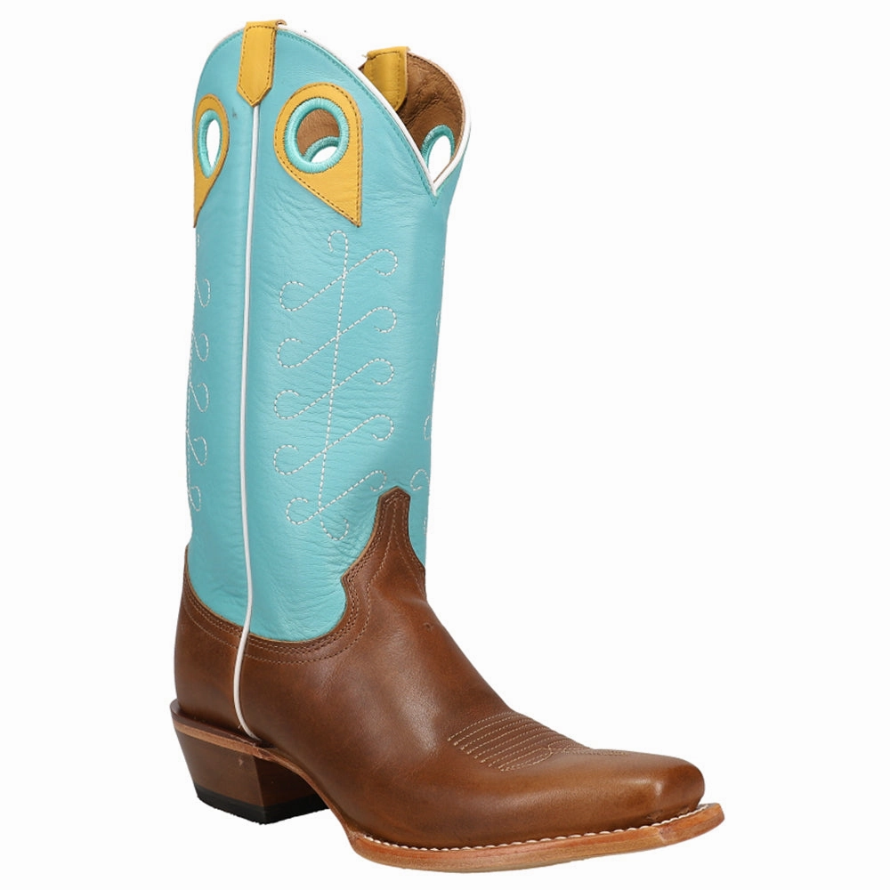 Hattie 13 Inch Square Toe Cowboy Boots Comfort Tongue