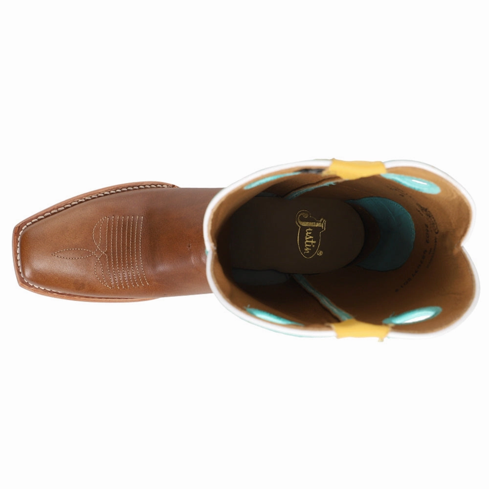 Torsional Stability Hattie 13 Inch Square Toe Cowboy Boots