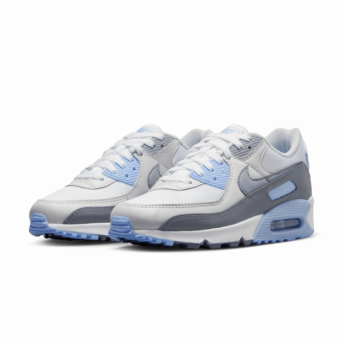 Wmns Air Max 90 'Grey Light Blue' Classy stability