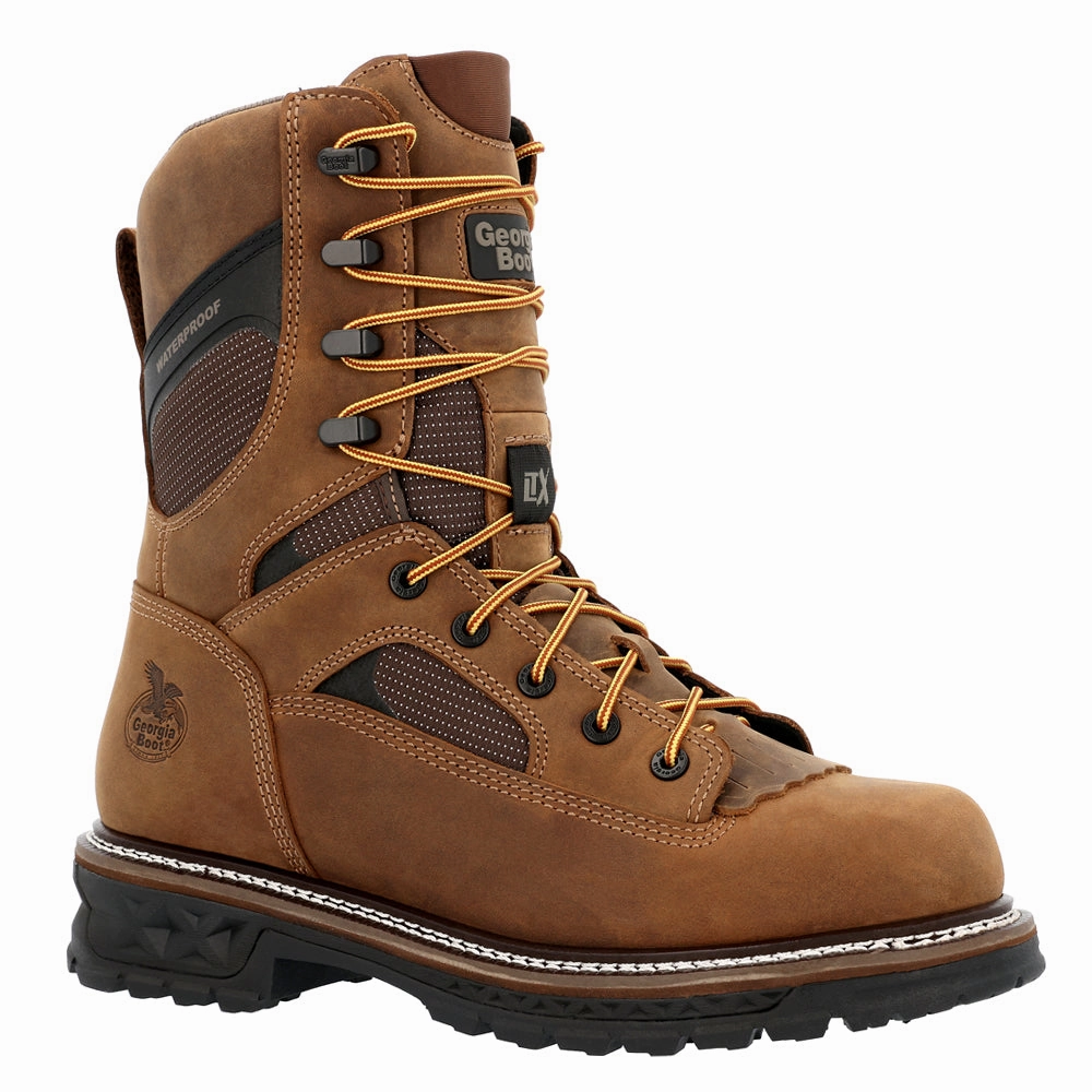 Worksite Ready LTX Logger 9 Inch Waterproof Composite Toe Work Boots