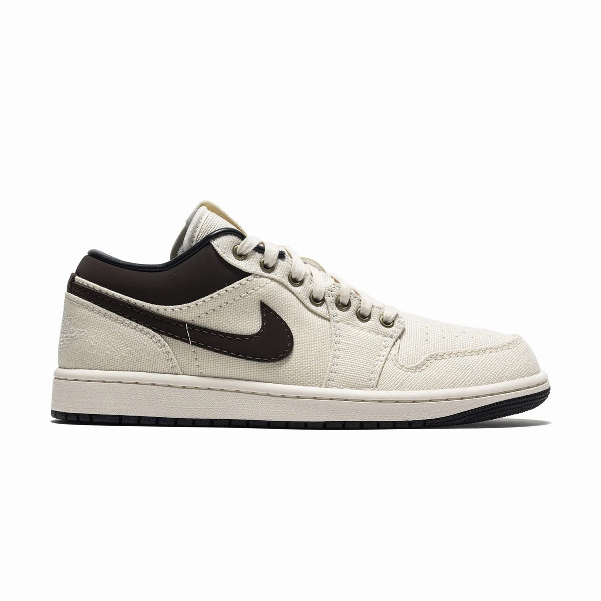 Odor Resistant Technology muted colors Air Jordan 1 Low Premium 'Pale Ivory Baroque Brown'