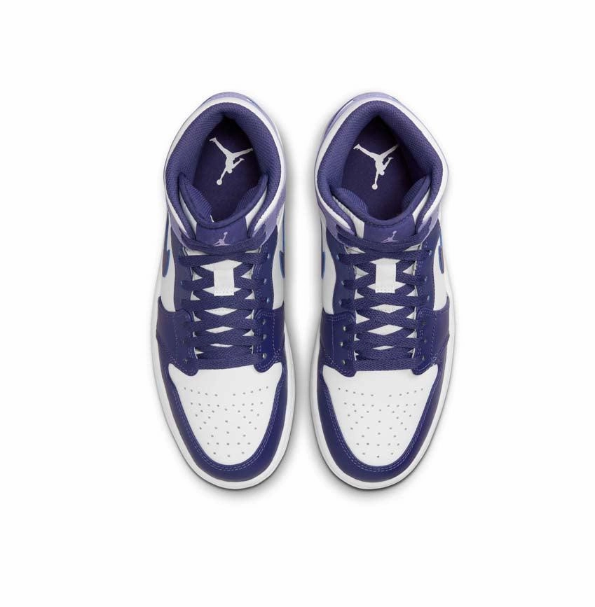 Air Jordan 1 Mid 'Sky J Purple' Distinctive flair