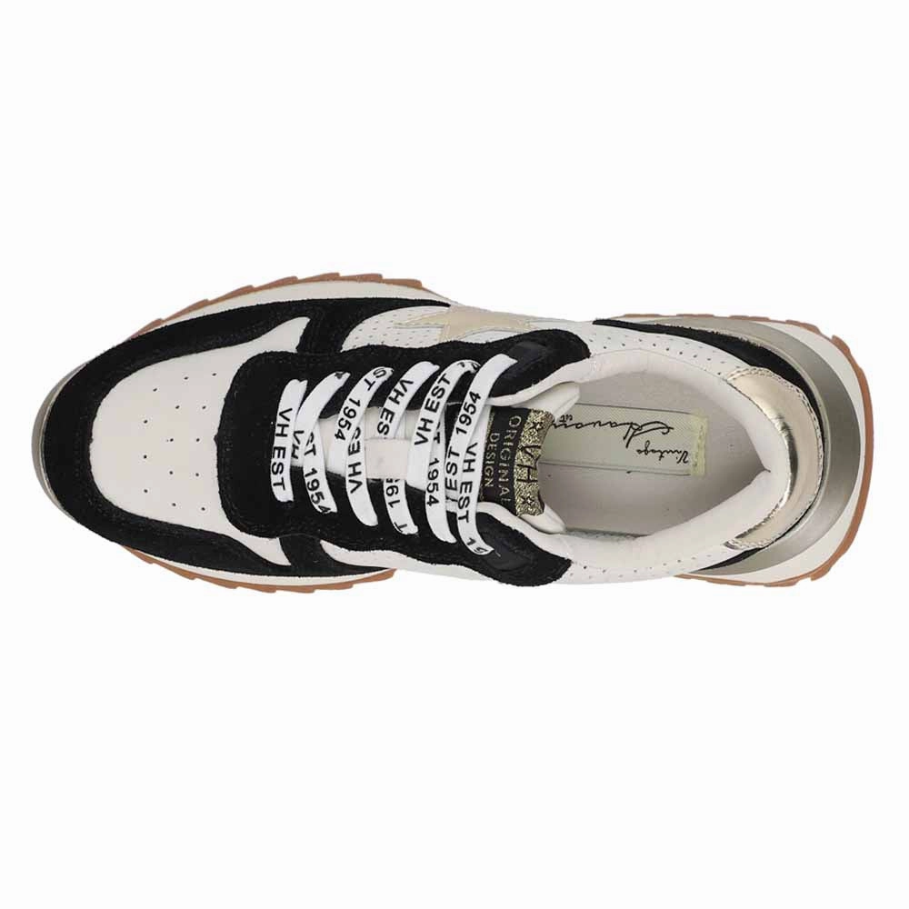 Anti Static Material Major Perforated Metallic Slip On Platform Sneakers