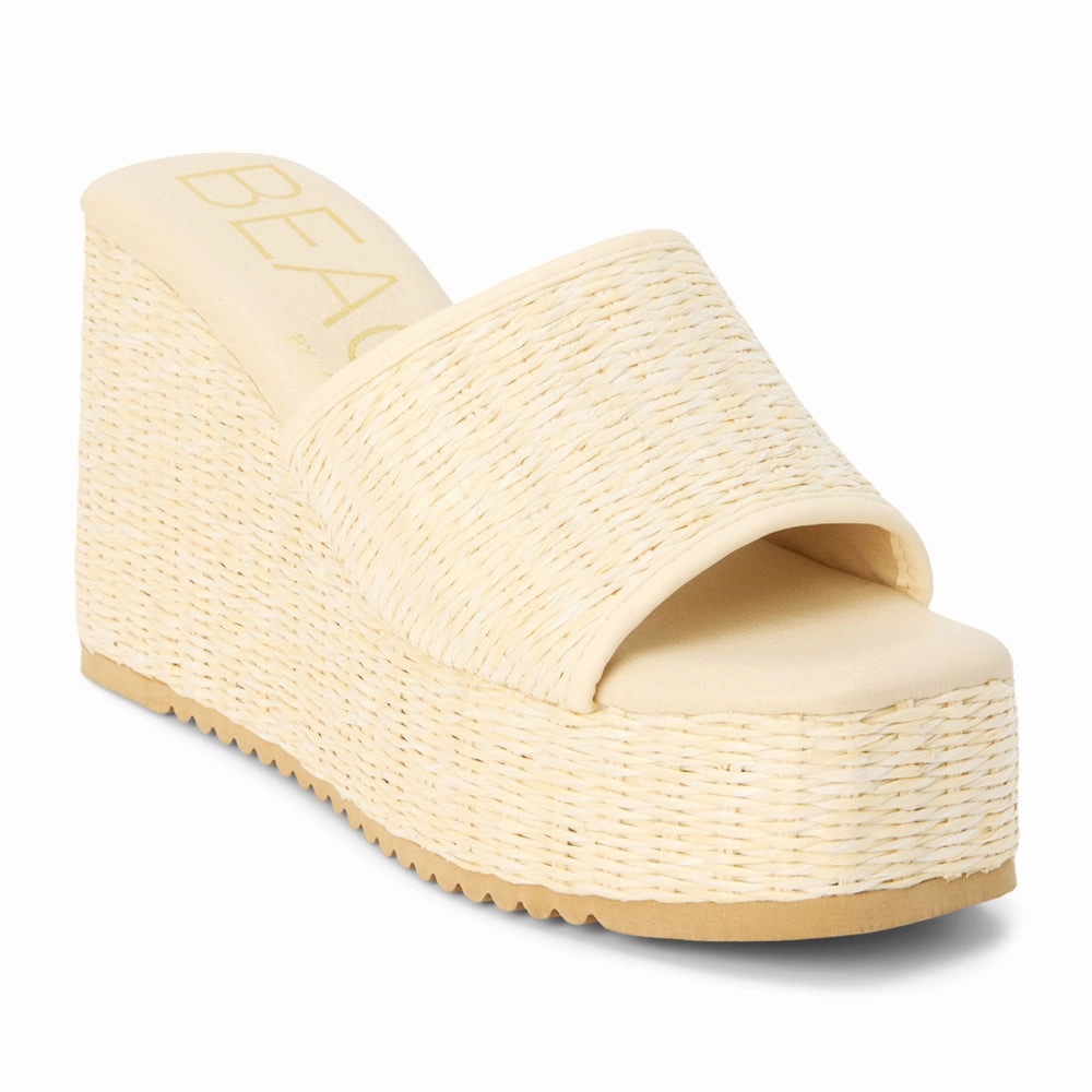 Fashion-Forward Look Removable Footbed Marche Platform Wedge Sandals