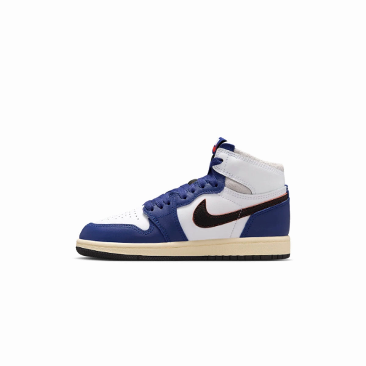 Kids Air Jordan 1 Retro High OG 'Rare Air Deep Royal Blue' Flexible Midsole Cushioning
