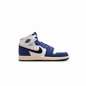Kids Air Jordan 1 Retro High OG 'Rare Air Deep Royal Blue' Pointed - toe Dynamic lining